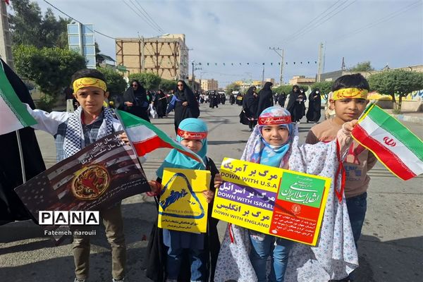 راهپیمایی ۲۲ بهمن در ایرانشهر