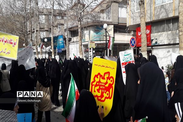 راهپیمایی ۲۲ بهمن ماه در طرقبه و شاندیز