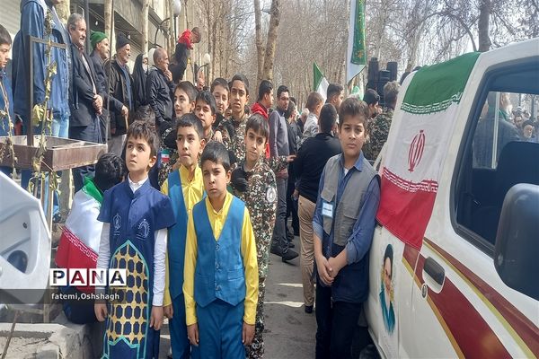 راهپیمایی ۲۲ بهمن ماه در طرقبه و شاندیز