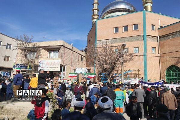 راهپیمایی 22 بهمن در شهرستان کلات