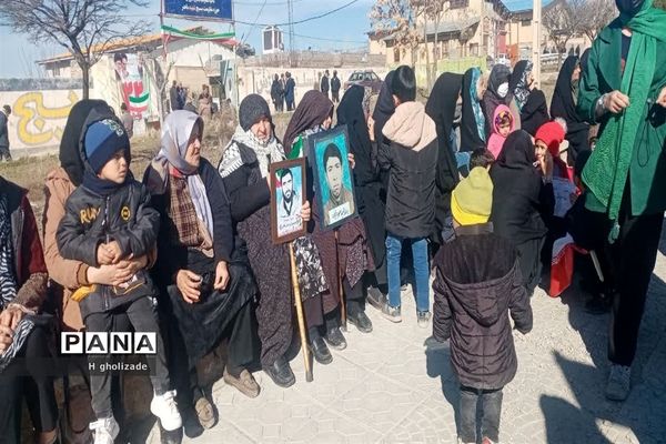 راهپیمایی  یوم الله ۲۲ بهمن در شهر لوجلی شهرستان شیروان