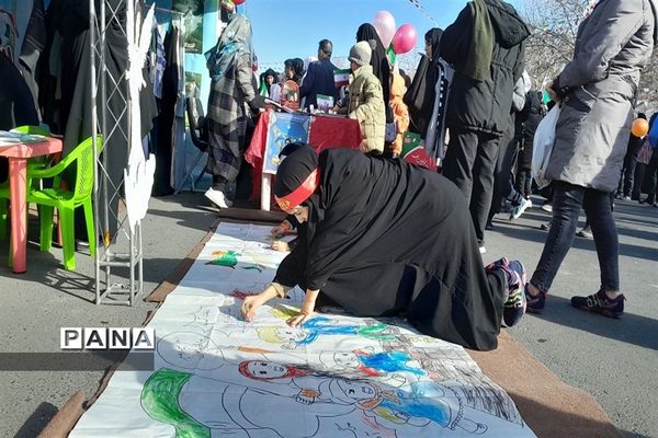 راهپیمایی یوم الله۲۲ بهمن در کرج