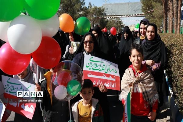 راهپیمائی یوم الله ۲۲ بهمن در  میبد