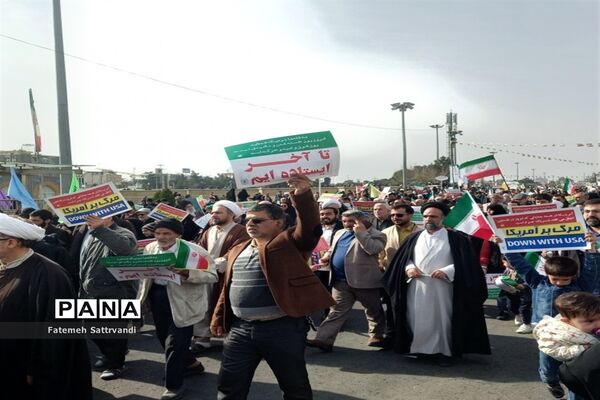 راهپیمایی یوم الله 22 بهمن در قم-3