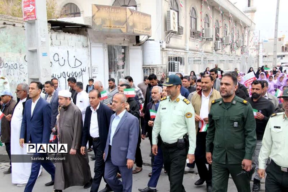 راهپیمایی ۲۲ بهمن  در عسلویه