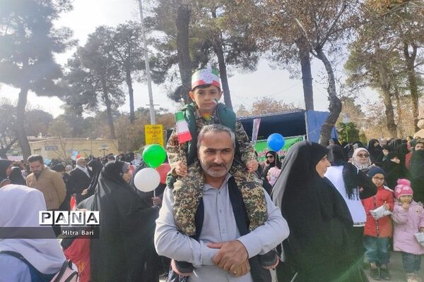 راهپیمایی 22 بهمن در نیشابور