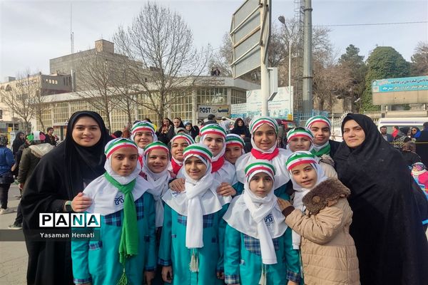 راهپیمایی 22 بهمن در نیشابور