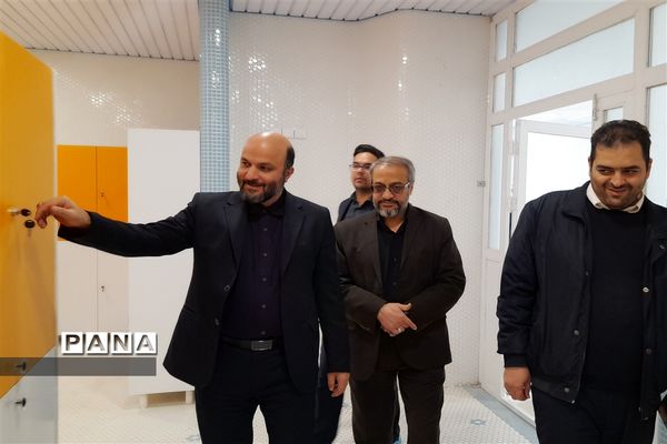 آئین افتتاح استخر مالک اشتر ناحیه یک مشهد