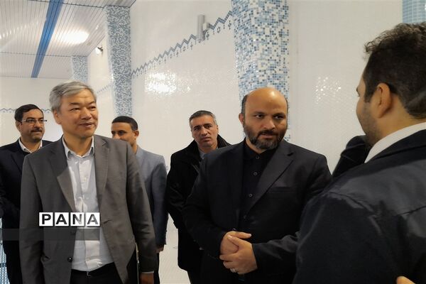 آئین افتتاح استخر مالک اشتر ناحیه یک مشهد