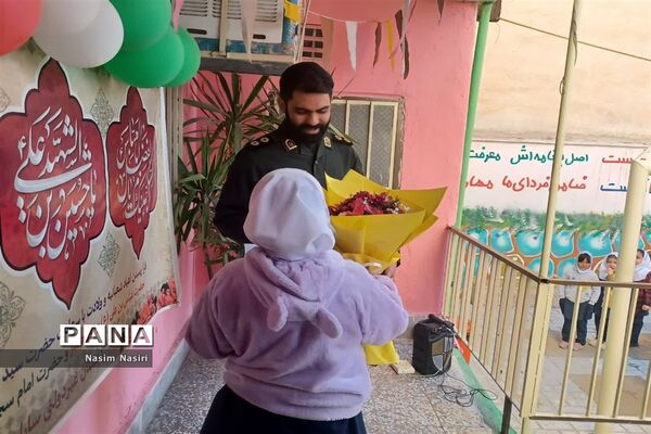جشن میلاد امام‌حسین(ع) در دبستان سارا شهرستان ملارد