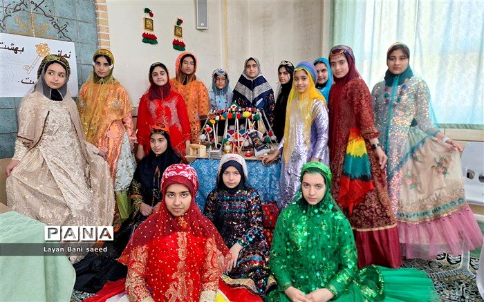 برگزاری جشنواره اقوام، فرهنگ و غذاهای محلی در دبیرستان شاهد حاج جعفر دالکی