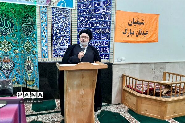 حضور مسئولان نیروی انتظامی مشهد در مسجد حضرت‌ صاحب الزمان (عج) ناحیه ۷