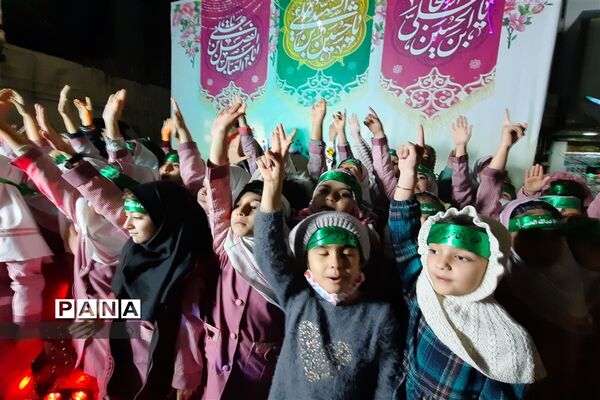 ایستگاه صلواتی هیات دانش‌آموزی یاوران مهدی در شهرستان ساوه