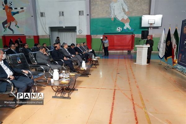آیین افتتاح استخر مالک اشتر آموزش و پرورش ناحیه یک مشهد
