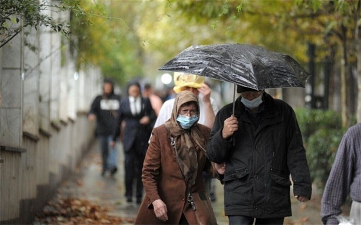 بارش باران در مناطق مختلف کشور