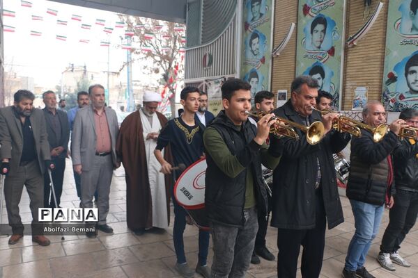 بزرگداشت چهلمین روز شهدای دانش‌آموز حادثه تروریستی کرمان در قم