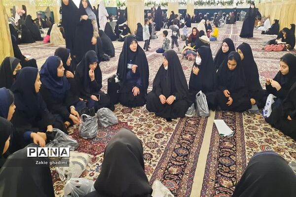 اردوی آموزشی زیارتی تفریحی راهیان پیشرفت هنرستان کوشش در مشهد