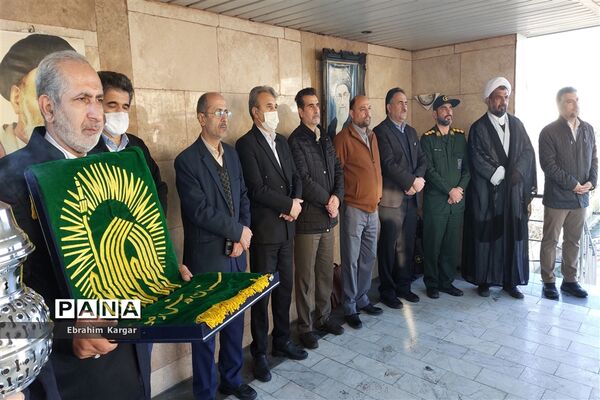 بدرقه کاروان راهیان نور از منطقه 5 تهران