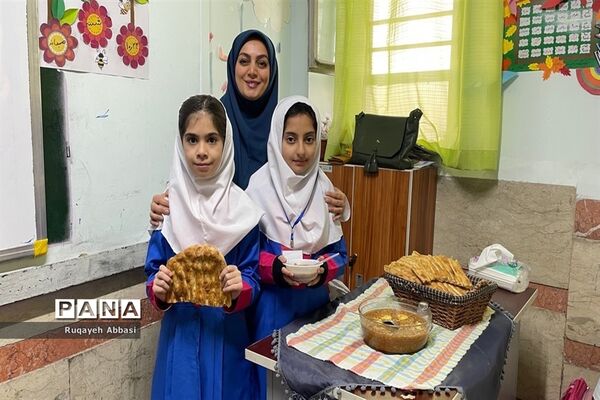 بسیج ملی تغذیه در دبستان زکیه شهرستان ملارد