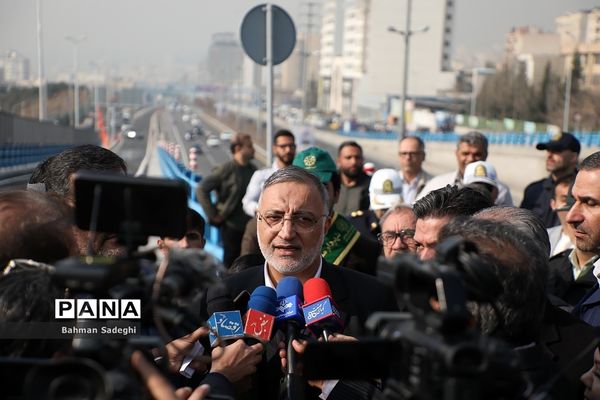 آیین بهره برداری از اولین پل مجهز به سیستم مکانیزه برف زدایی