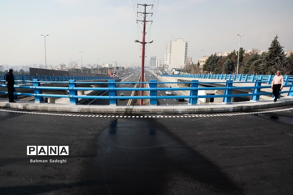 آیین بهره برداری از اولین پل مجهز به سیستم مکانیزه برف زدایی