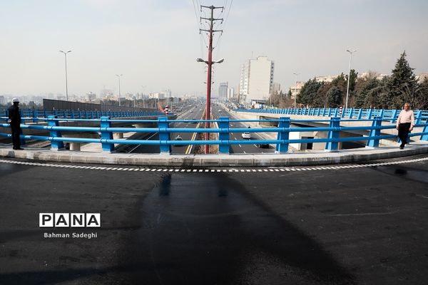 آیین بهره برداری از اولین پل مجهز به سیستم مکانیزه برف زدایی