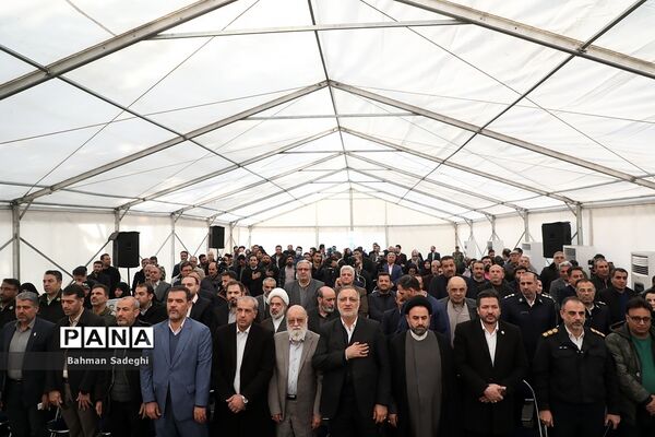 آیین بهره برداری از اولین پل مجهز به سیستم مکانیزه برف زدایی