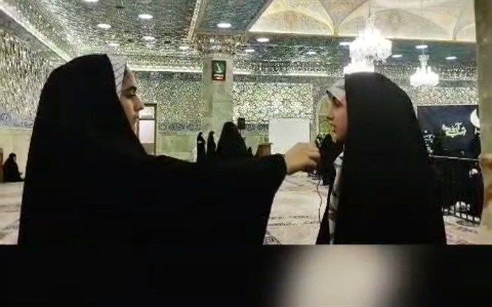 محفل دعا و نیایش دختران دانش آموز در شب آرزوها/فیلم
