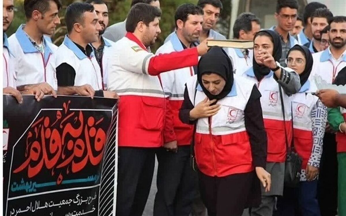 اعزام  ۲۵۰ نفر از اعضای جوانان استان اصفهان برای طرح قدم به قدم در مسیر بهشت