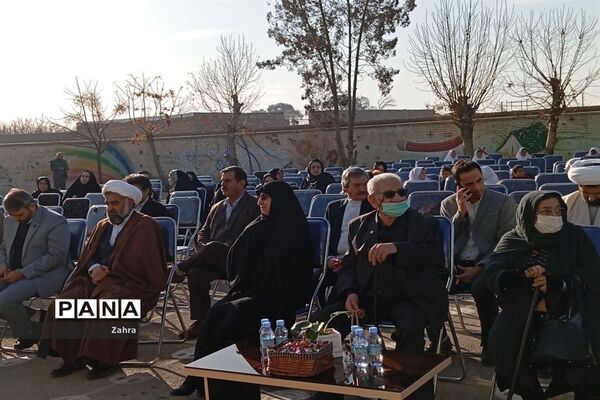 آیین خشت‌گذاری دبستان ۶ کلاسه  شهید سید رضی موسوی جوادآباد