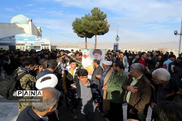 اعزام دومین کاروان راهیان نور پسران استان خراسان شمالی