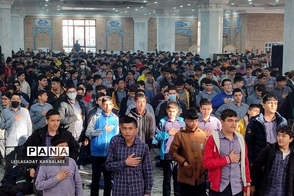جشن تکلیف دانش‌آموزان پسر مدارس کهریزک و باقرشهر