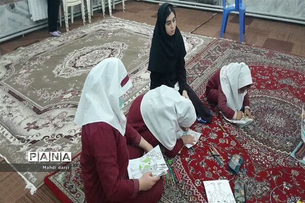 جشنواره نقاشی به‌مناسبت هوای پاک در دبستان با نیاز های ویژه امام موسی کاظم (ع) گالشپل