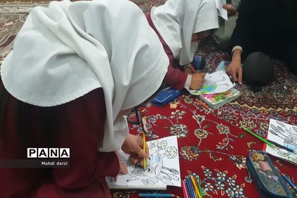 جشنواره نقاشی به‌مناسبت هوای پاک در دبستان با نیاز های ویژه امام موسی کاظم (ع) گالشپل