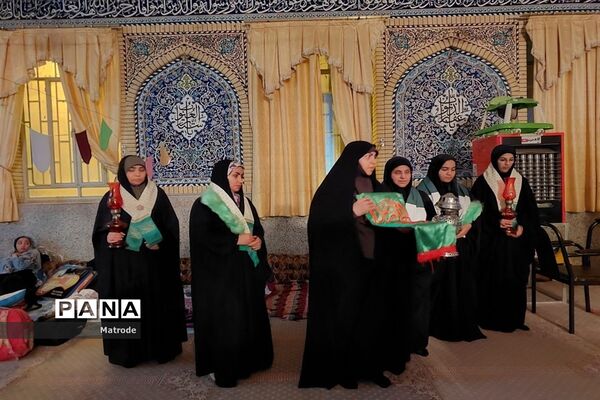 شرکت فعال پیشتازان شادگانی در مراسم اعتکاف دانش‌آموزی