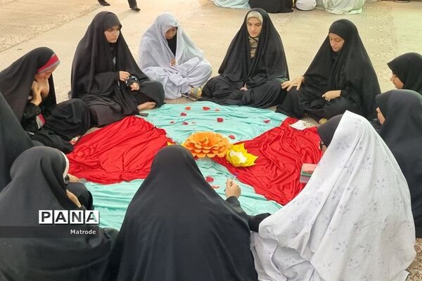 شرکت فعال پیشتازان شادگانی در مراسم اعتکاف دانش‌آموزی