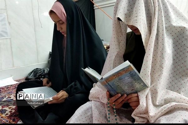 اعتکاف معتکفین دانش‌آموزان  بچه های آسمان طرح امین