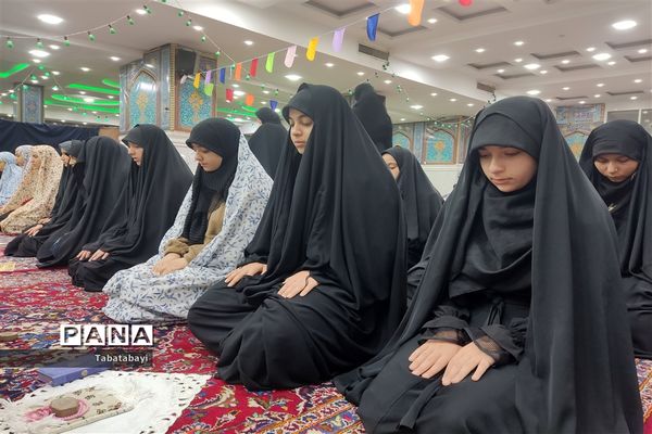 اعتکاف معتکفین دانش‌آموزان  بچه های آسمان طرح امین