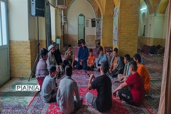 سومین روز از اعتکاف دانش‌آموزی در بخش جوادآباد