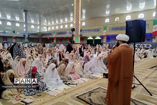مراسم معنوی اعتکاف درشهرستان اسلامشهر