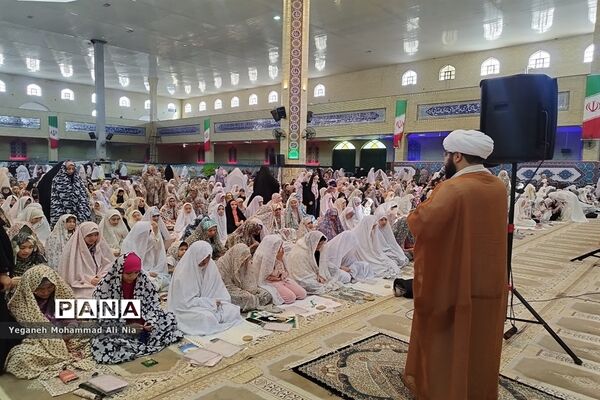 مراسم معنوی اعتکاف درشهرستان اسلامشهر