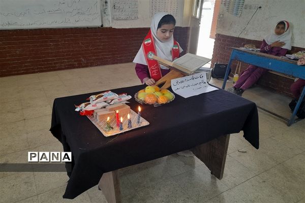 مراسم سوگواری وفات حضرت زینب در مدارس شادگان