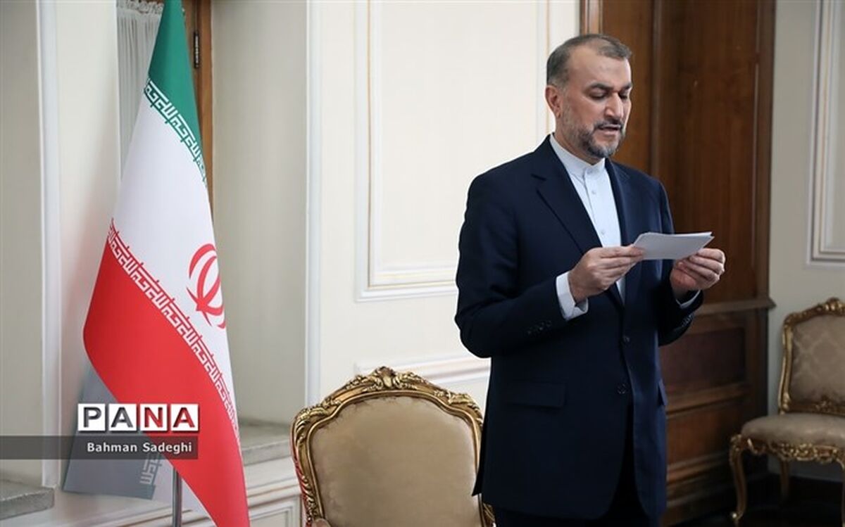 تاکید وزیر خارجه ایران بر آتش‌بس فوری و مقابله با کوچاندن اجباری فلسطینیان