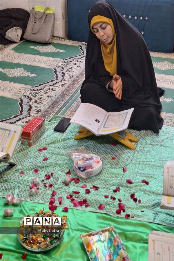 جشن قرآن در دبستان آیت الله غفاری روستای اسدآباد بهبهان