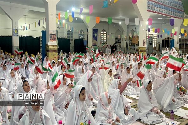 جشن تکلیف دختران مانه و سملقان در مسجد جامع