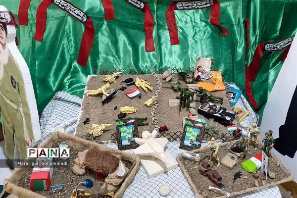 برگزاری نمایشگاه فرهنگی هنری و سفره سالم در دبیرستان پردیسان ورامین