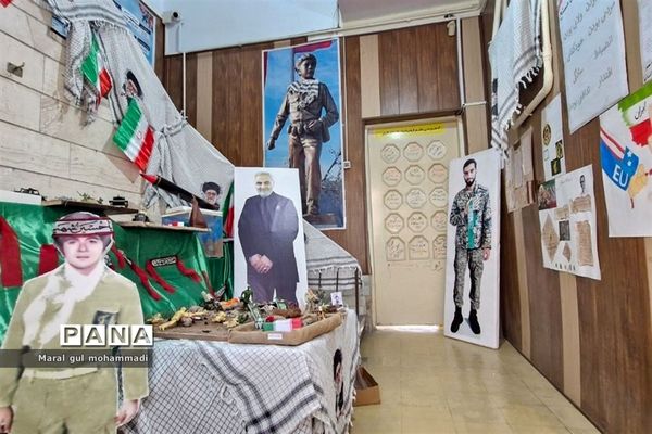 برگزاری نمایشگاه فرهنگی هنری و سفره سالم در دبیرستان پردیسان ورامین