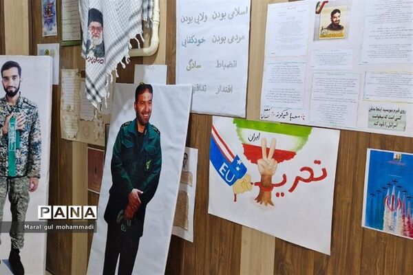 برگزاری نمایشگاه فرهنگی هنری و سفره سالم در دبیرستان پردیسان ورامین