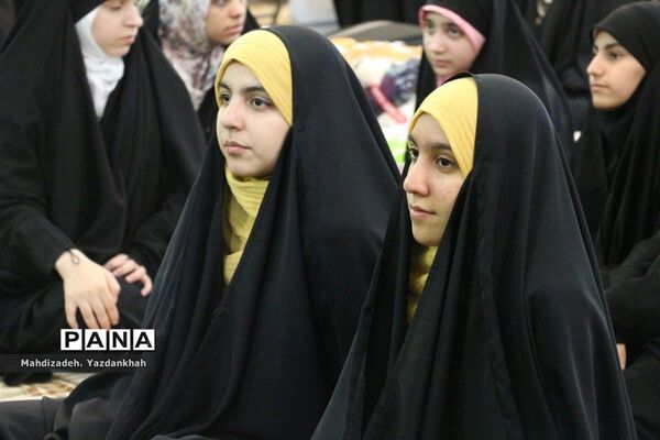 افتتاحیه مراسم معنوی اعتکاف در مسجد هجرت آموزش و پرورش ناحیه ۳ مشهد