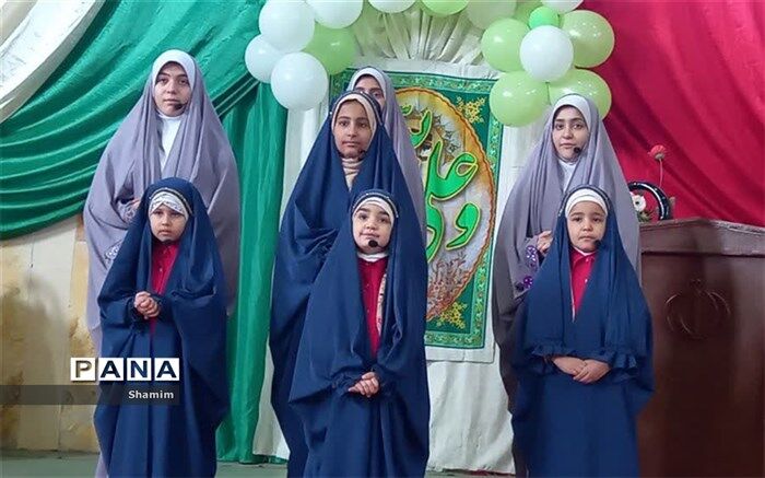 برگزاری مراسم میلاد حضرت علی (ع)در جوادآباد/فیلم